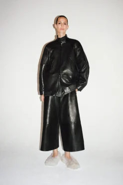 Damen COS Hosen*DIE CULOTTES AUS LEDER MIT BARREL-BEIN