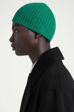 Herren COS Mützen, Schals & Handschuhe | Kaschmir*DIE GERIPPTE KASCHMIR-BEANIE