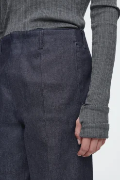 Damen COS Jeans | Hosen*DIE JEANS AUS RAW DENIM MIT WEITEM BEIN