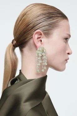 Damen COS Schmuck*DIE OHRHÄNGER AUS QUARZ