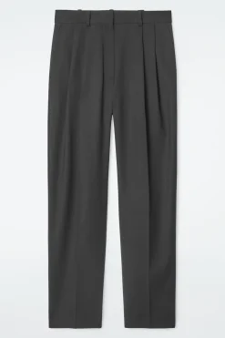 Damen COS Hosen*ELEGANTE HOSE AUS WOLL-MIX MIT SCHMALER PASSFORM