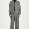 Herren COS Hosen*ELEGANTE TRAININGSHOSE AUS WOLLFLANELL