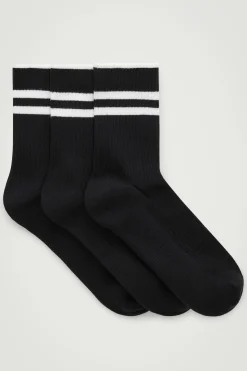 Herren COS Unterwäsche & Socken*3ER-PACK GERIPPTE SPORTSOCKEN