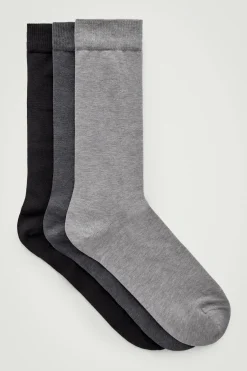 Herren COS Unterwäsche & Socken*3ER-PACK MERCERISIERTE BAUMWOLLSOCKEN