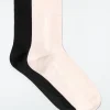 Damen COS Socken*2ER-PACK SOCKEN MIT GERIPPTER PARTIE