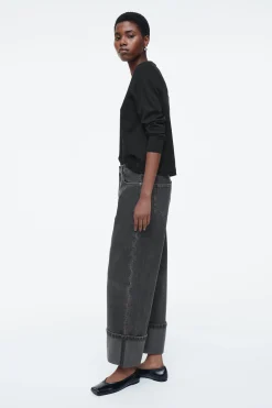 Damen COS Jeans | Hosen*FACADE JEANS MIT GERADEM BEIN UND UMSCHLAG