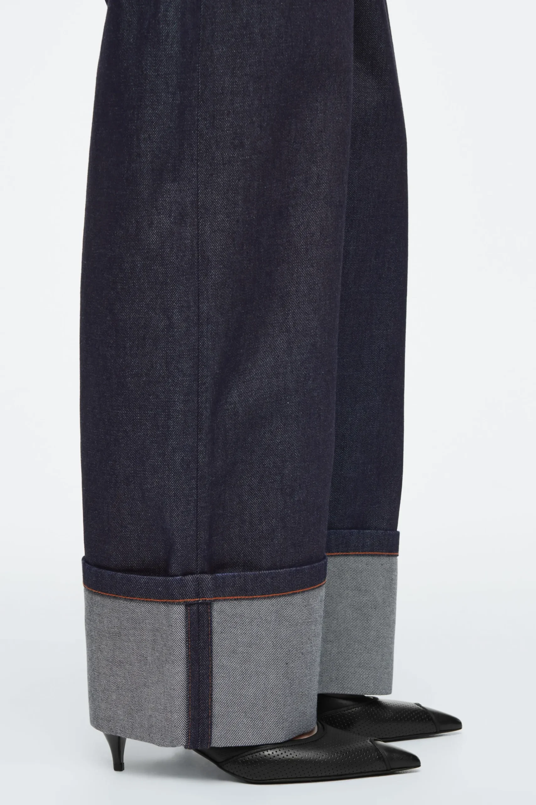 Damen COS Jeans | Hosen*FACADE JEANS MIT GERADEM BEIN UND UMSCHLAG