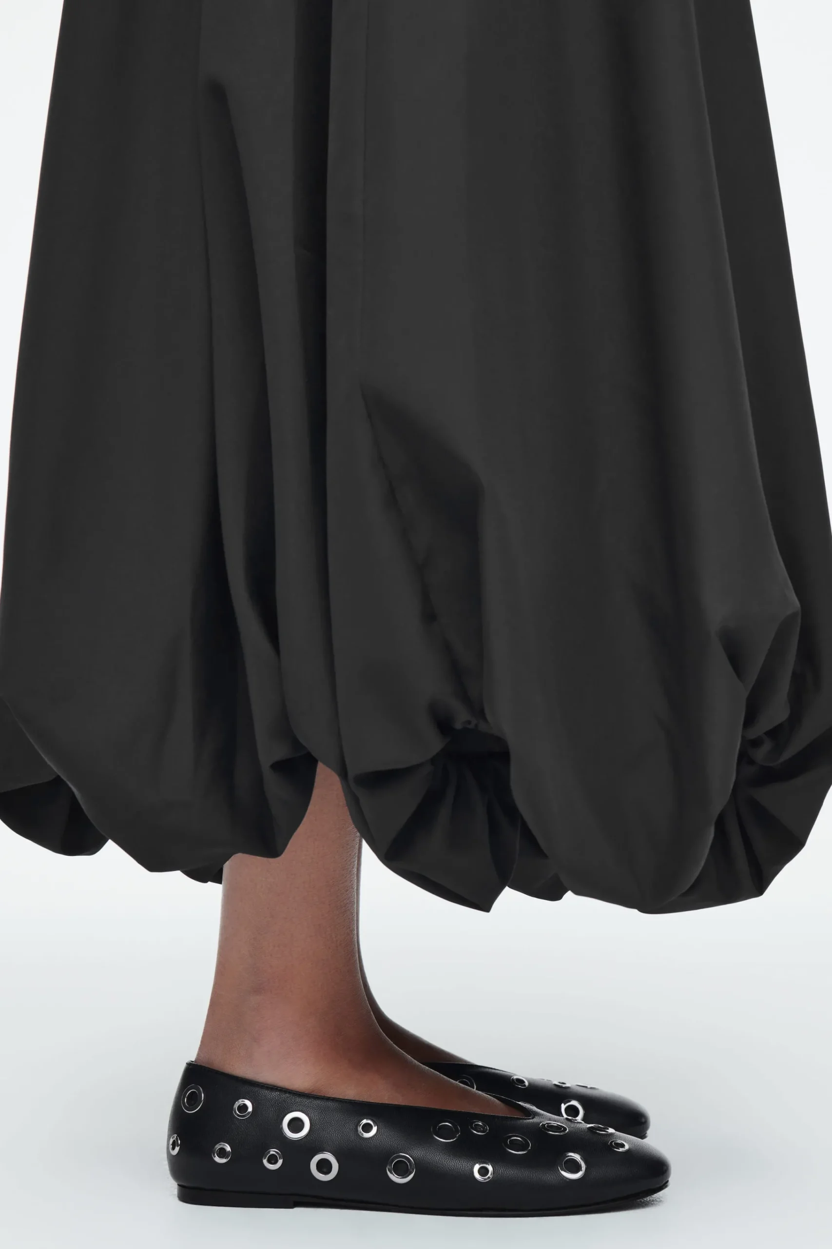 Damen COS Accessoires Aus Leder | Schuhe*FLACHE BALLERINAS AUS LEDER MIT ÖSEN
