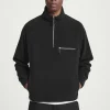 Herren COS Sweatshirts & Kapuzenpullover | Strickmode*FLEECEPULLOVER MIT KURZEM REISSVERSCHLUSS