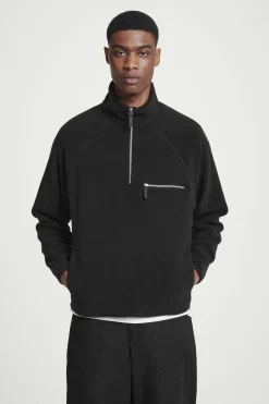 Herren COS Sweatshirts & Kapuzenpullover | Strickmode*FLEECEPULLOVER MIT KURZEM REISSVERSCHLUSS