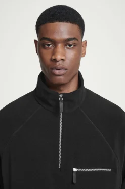 Herren COS Sweatshirts & Kapuzenpullover | Strickmode*FLEECEPULLOVER MIT KURZEM REISSVERSCHLUSS