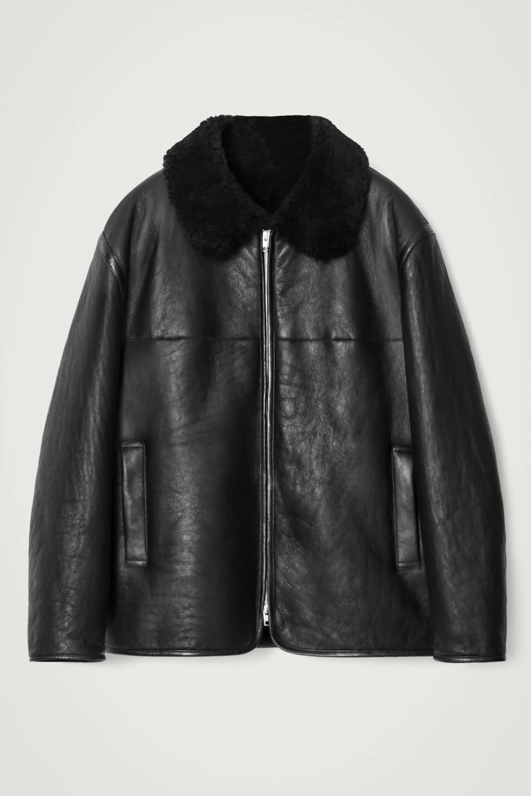 Herren COS Mäntel & Jacken*FLIEGERJACKE AUS SHEARLING