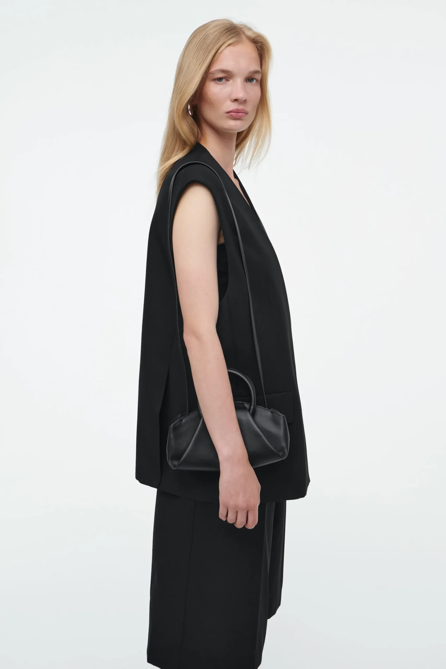 Damen COS Taschen*FOLD KLEINE TOTE BAG - LEDER