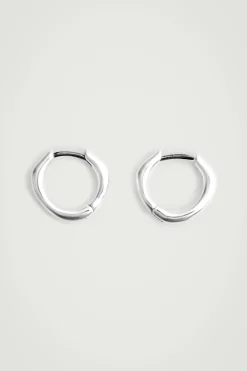 Herren COS Schmuck*GEHÄMMERTE HUGGIE CREOLEN
