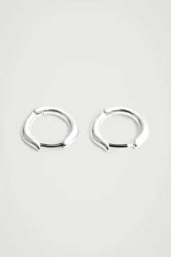 Herren COS Schmuck*GEHÄMMERTE HUGGIE CREOLEN