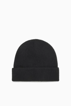 Herren COS Mützen, Schals & Handschuhe*GERIPPTE BEANIE AUS WOLL-KASCHMIR-MIX