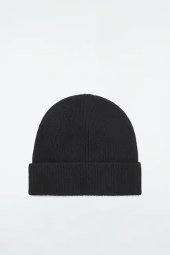 Herren COS Mützen, Schals & Handschuhe*GERIPPTE BEANIE AUS WOLL-KASCHMIR-MIX