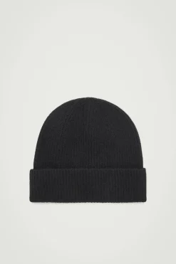 Herren COS Mützen, Schals & Handschuhe*GERIPPTE BEANIE AUS WOLL-KASCHMIR-MIX