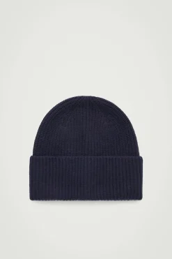 Damen COS Mützen, Schals & Handschuhe | Kaschmir*GERIPPTE BEANIE AUS WOLL-KASCHMIR-MIX