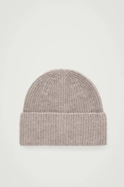 Herren COS Mützen, Schals & Handschuhe*GERIPPTE BEANIE AUS WOLL-KASCHMIR-MIX