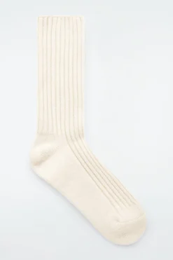 Damen COS Socken | Kaschmir*GERIPPTE KASCHMIRSOCKEN