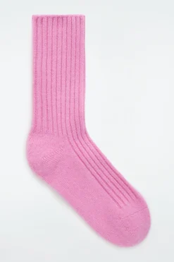Damen COS Socken | Kaschmir*GERIPPTE KASCHMIRSOCKEN