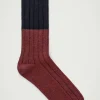 Herren COS Unterwäsche & Socken*GERIPPTE SOCKEN MIT COLOUR-BLOCK-DESIGN