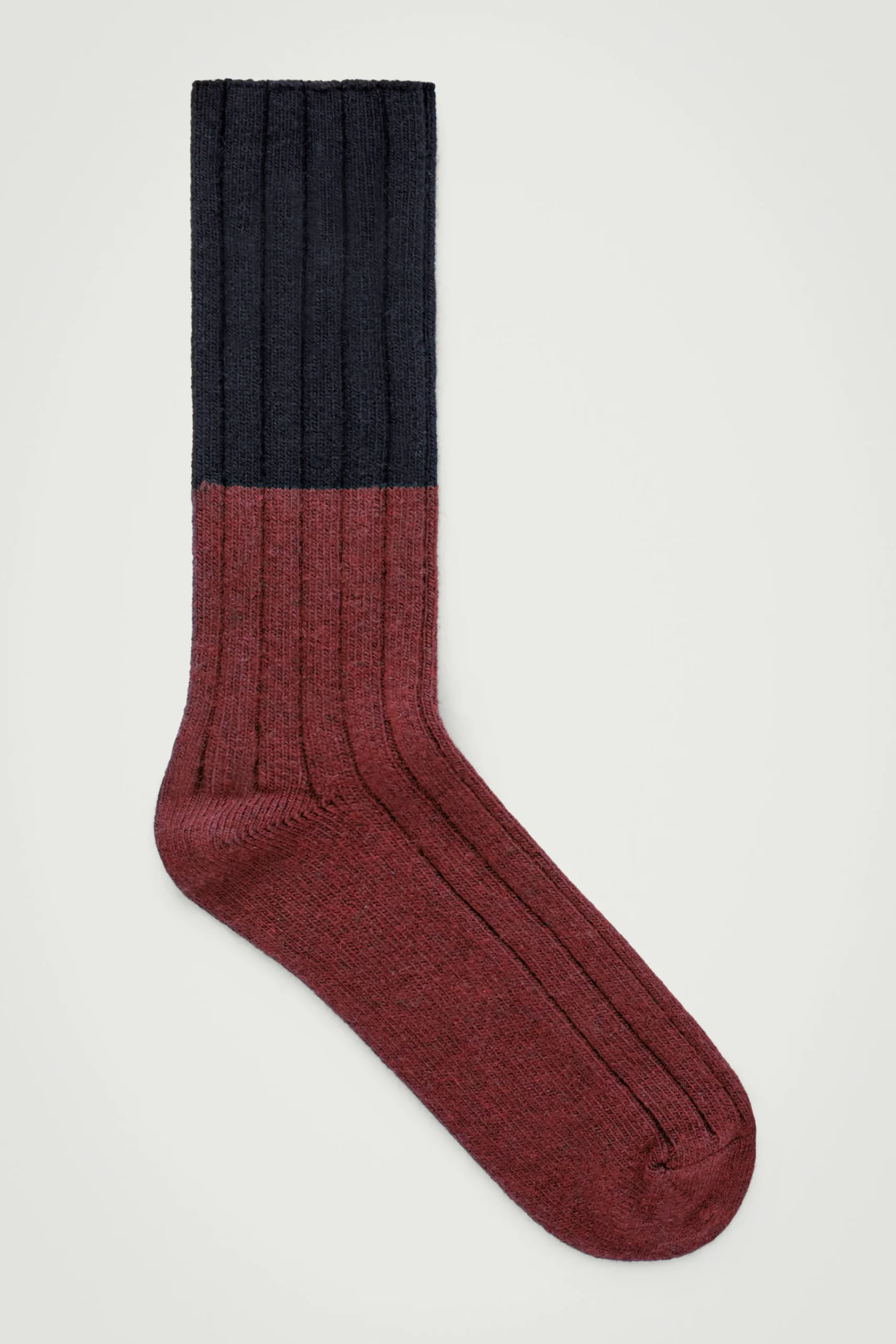 Herren COS Unterwäsche & Socken*GERIPPTE SOCKEN MIT COLOUR-BLOCK-DESIGN