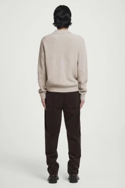 Herren COS Strickjacken | Strickmode*GERIPPTE STRICKJACKE AUS WOLLE UND KASCHMIR