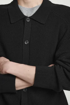Herren COS Strickjacken | Kaschmir*GERIPPTE STRICKJACKE AUS WOLLE UND KASCHMIR