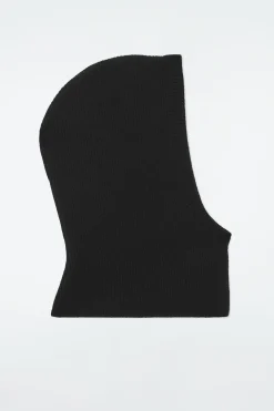 Damen COS Mützen, Schals & Handschuhe*GERIPPTER KAPUZENSCHAL AUS WOLL-KASCHMIR-MIX