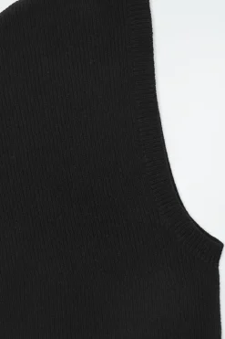 Damen COS Mützen, Schals & Handschuhe*GERIPPTER KAPUZENSCHAL AUS WOLL-KASCHMIR-MIX