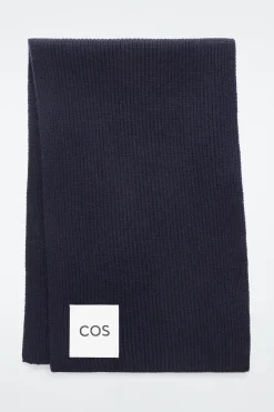 Damen COS Mützen, Schals & Handschuhe*GERIPPTER SCHAL AUS WOLLE-KASCHMIR-MIX