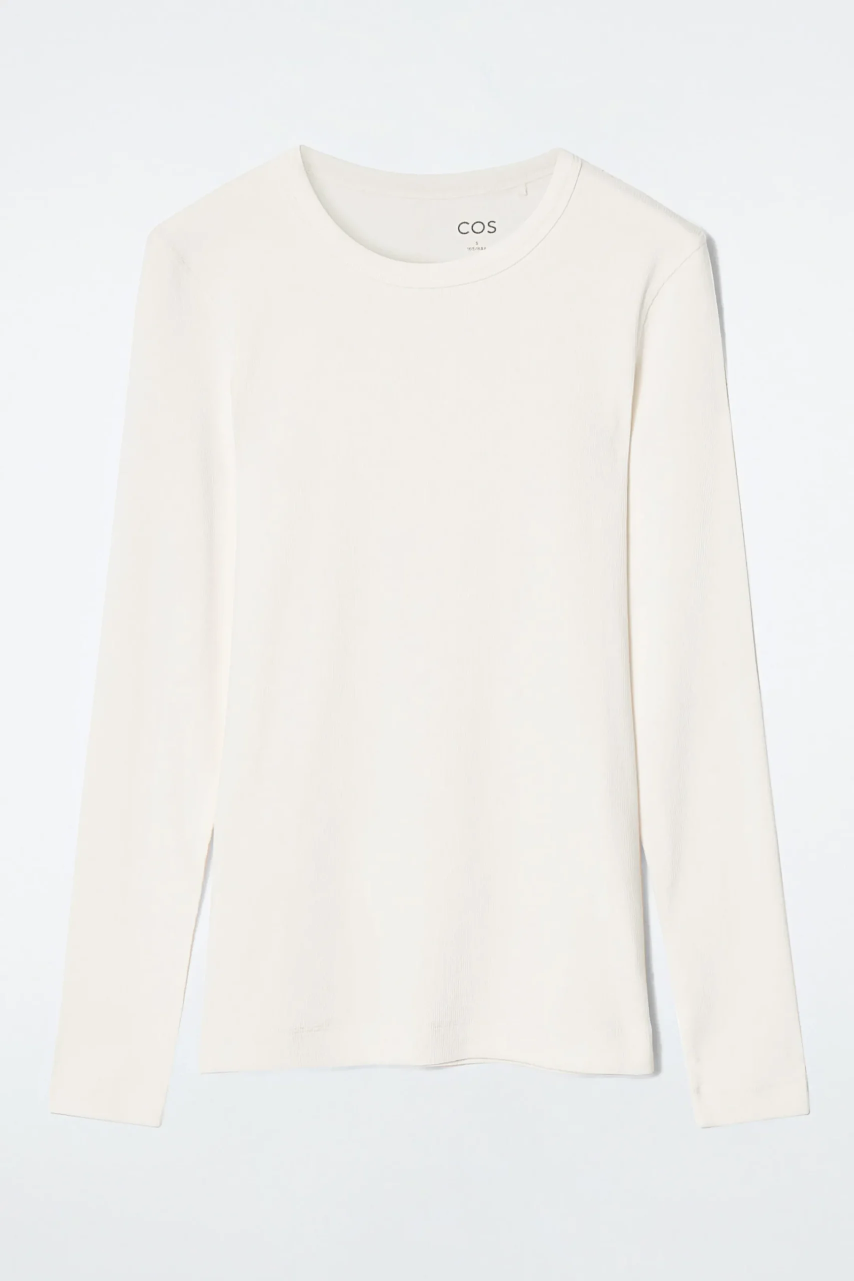 Damen COS Oberteile*GERIPPTES LANGARMSHIRT AUS JERSEY