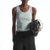 Damen COS Oberteile*GERIPPTES TANKTOP MIT RUNDHALSAUSSCHNITT