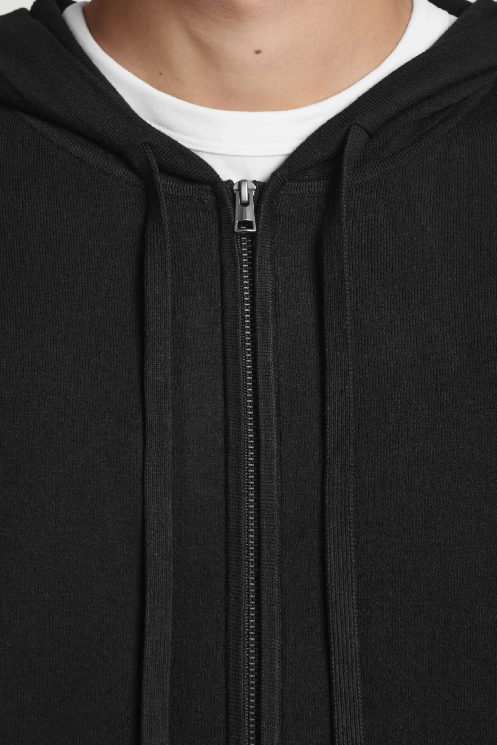 Herren COS Sweatshirts & Kapuzenpullover | Strickmode*GESTRICKTE KAPUZENJACKE MIT REISSVERSCHLUSS
