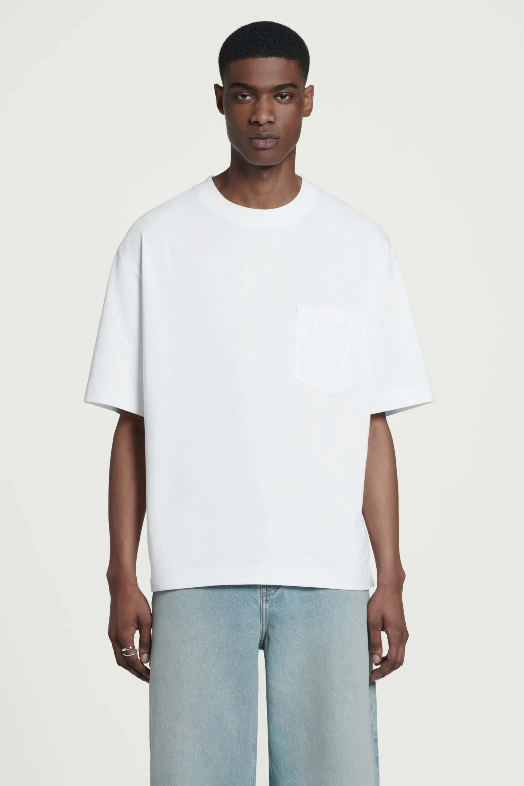 Herren COS T-Shirts & Tanktops*GEWICHTIGES OVERSIZED-T-SHIRT AUS BAUMWOLLE