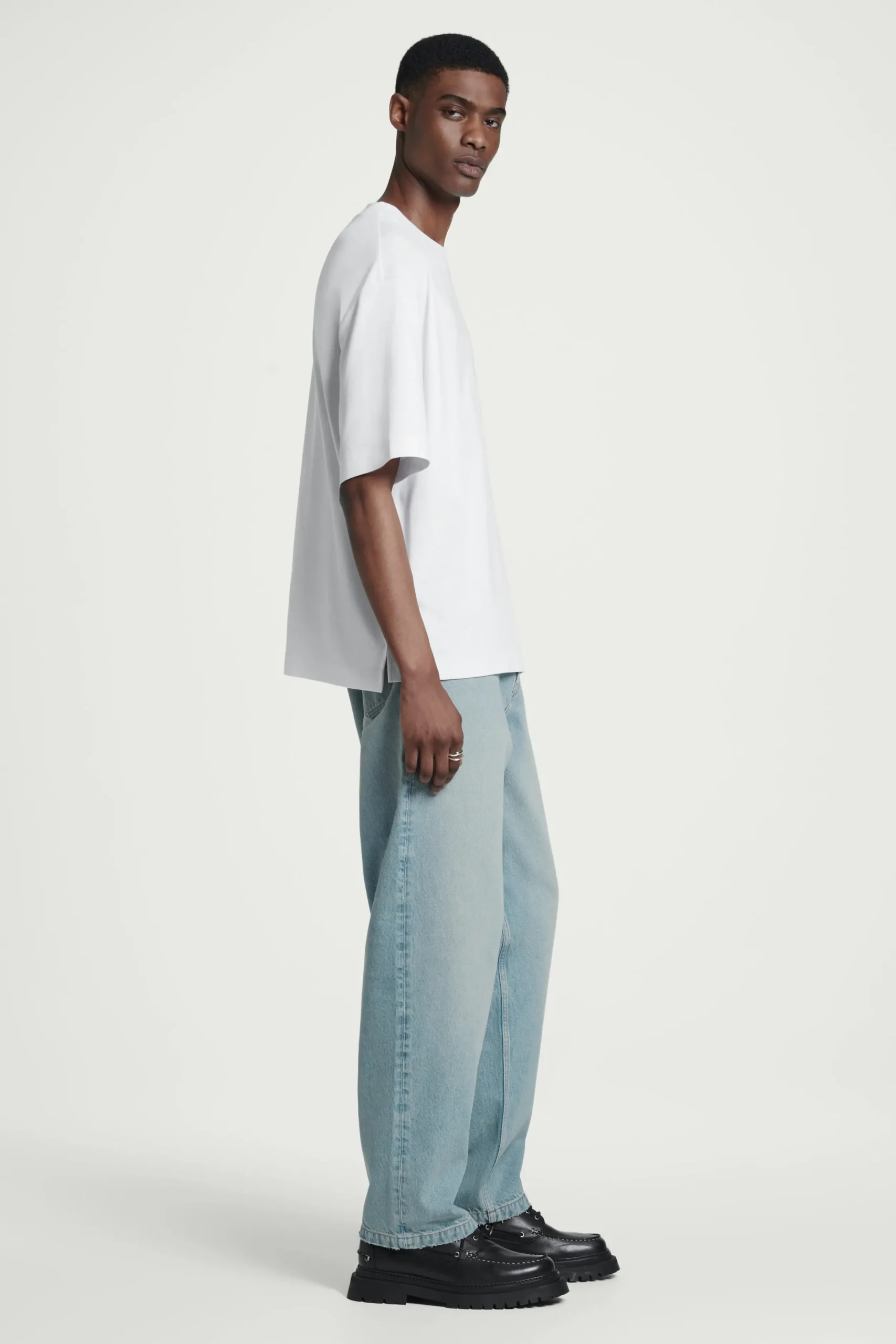 Herren COS T-Shirts & Tanktops*GEWICHTIGES OVERSIZED-T-SHIRT AUS BAUMWOLLE