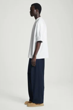 Herren COS T-Shirts & Tanktops*GEWICHTIGES OVERSIZED-T-SHIRT MIT KRAGEN