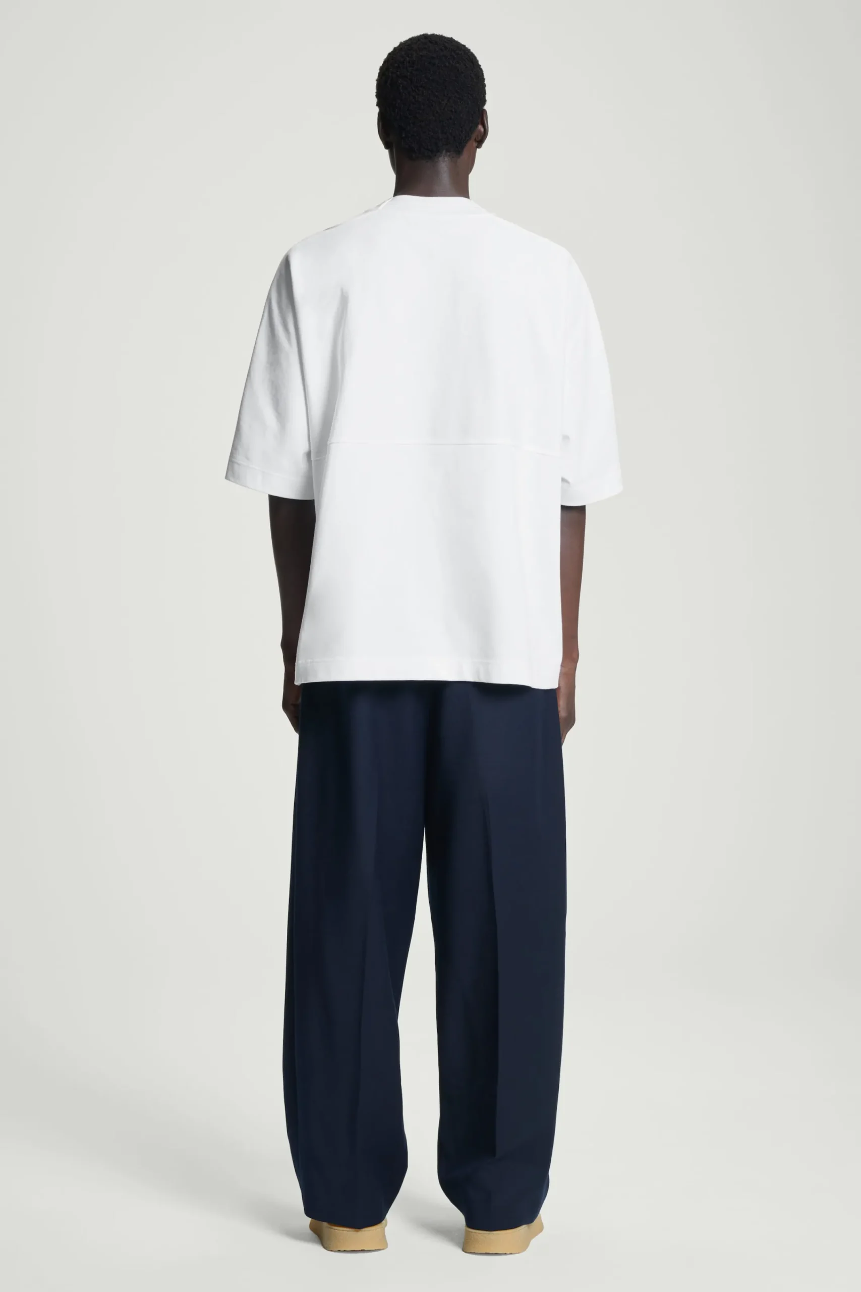 Herren COS T-Shirts & Tanktops*GEWICHTIGES OVERSIZED-T-SHIRT MIT KRAGEN