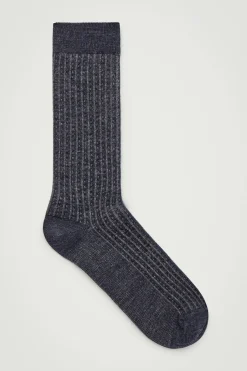 Herren COS Unterwäsche & Socken*GROB GERIPPTE WOLLSOCKEN