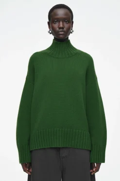 Damen COS Kaschmir | Strickmode*GROBSTRICKPULLOVER AUS KASCHMIR MIT ROLLKRAGEN