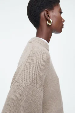 Damen COS Kaschmir | Strickmode*GROBSTRICKPULLOVER AUS KASCHMIR