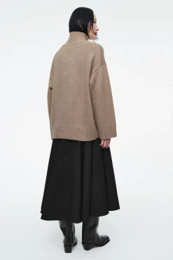 Damen COS Strickmode | Kaschmir*GROBSTRICKPULLOVER AUS KASCHMIR MIT ROLLKRAGEN