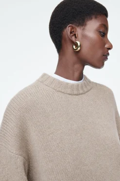 Damen COS Kaschmir | Strickmode*GROBSTRICKPULLOVER AUS KASCHMIR