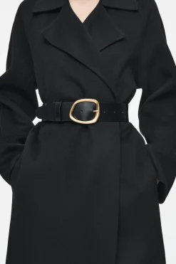 Damen COS Gürtel*GÜRTEL AUS LEDER MIT ASYMMETRISCHER SCHNALLE