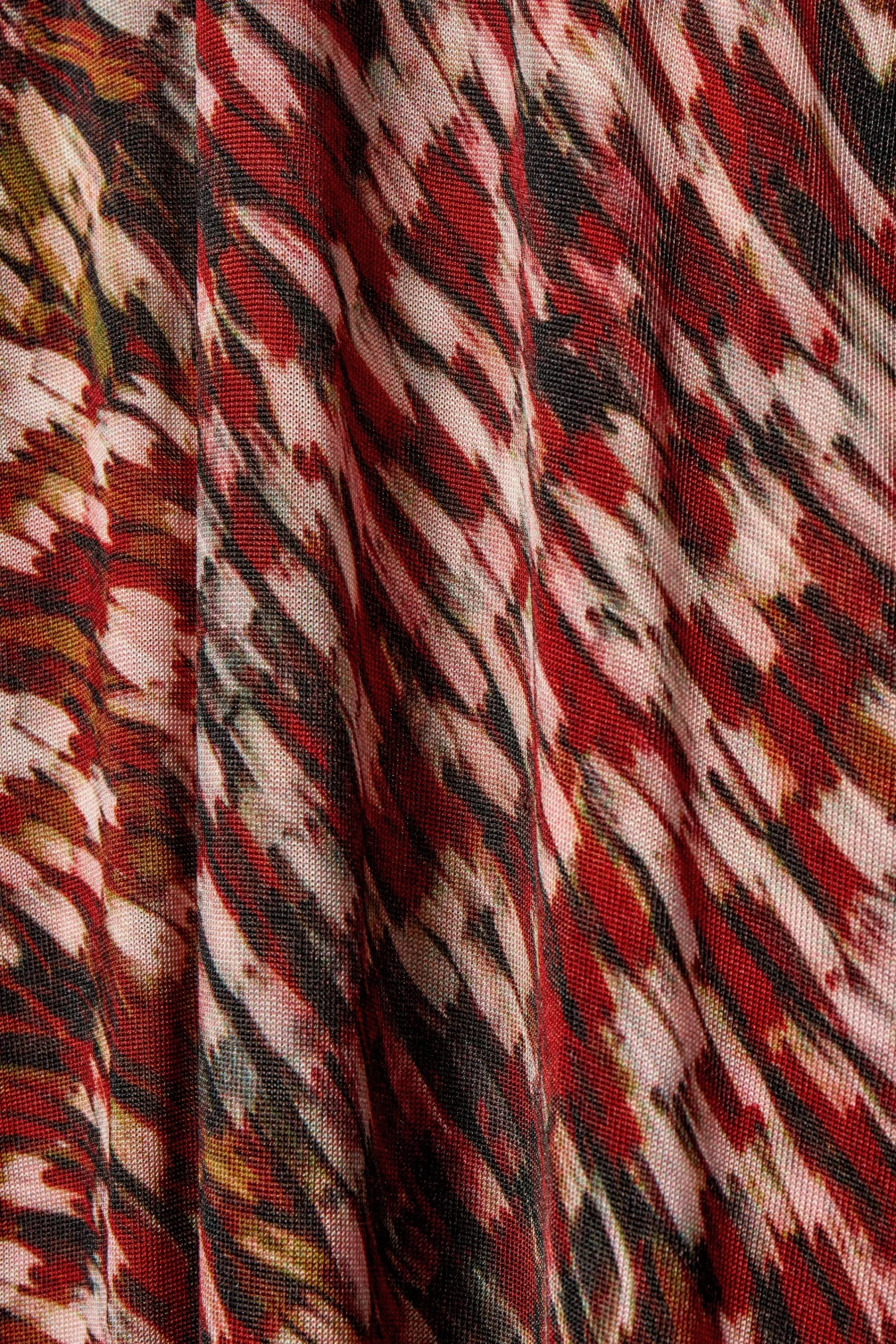 Damen COS Kleider | Strickmode*HALBTRANSPARENTES GESTRICKTES MAXIKLEID MIT PRINT