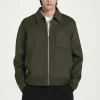 Herren COS Mäntel & Jacken*HARRINGTON-WOLLJACKE AUS DOUBLEFACE-MATERIAL
