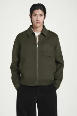 Herren COS Mäntel & Jacken*HARRINGTON-WOLLJACKE AUS DOUBLEFACE-MATERIAL