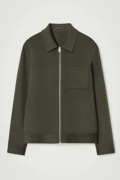 Herren COS Mäntel & Jacken*HARRINGTON-WOLLJACKE AUS DOUBLEFACE-MATERIAL